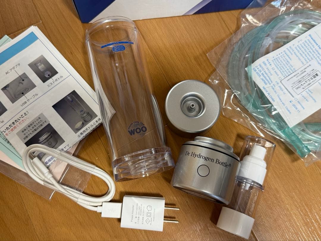ドクター水素ボトル 新品カニューラ2本 元箱あり 新型＋へバージョンアップ可能