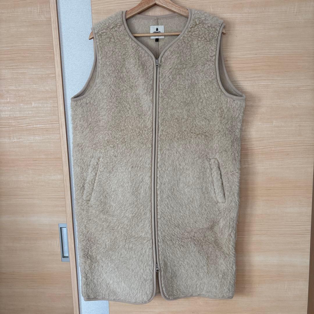 COLDBREAKER ベージュウールベスト Lサイズ