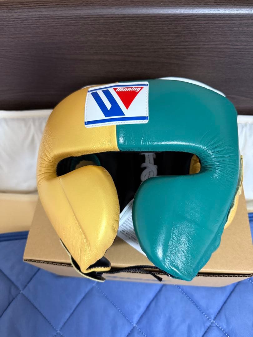 ウイニング winning ヘッドギア 緑／金