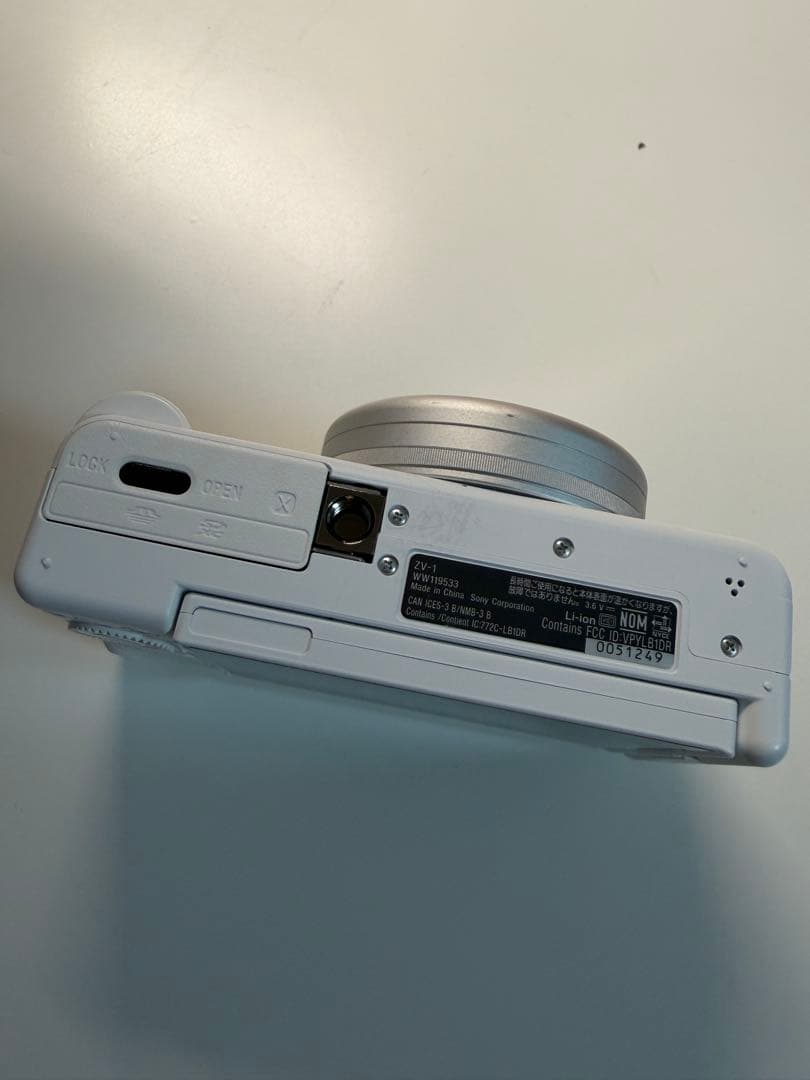 SONY ZV-1ホワイト128GB SDカード付 美品