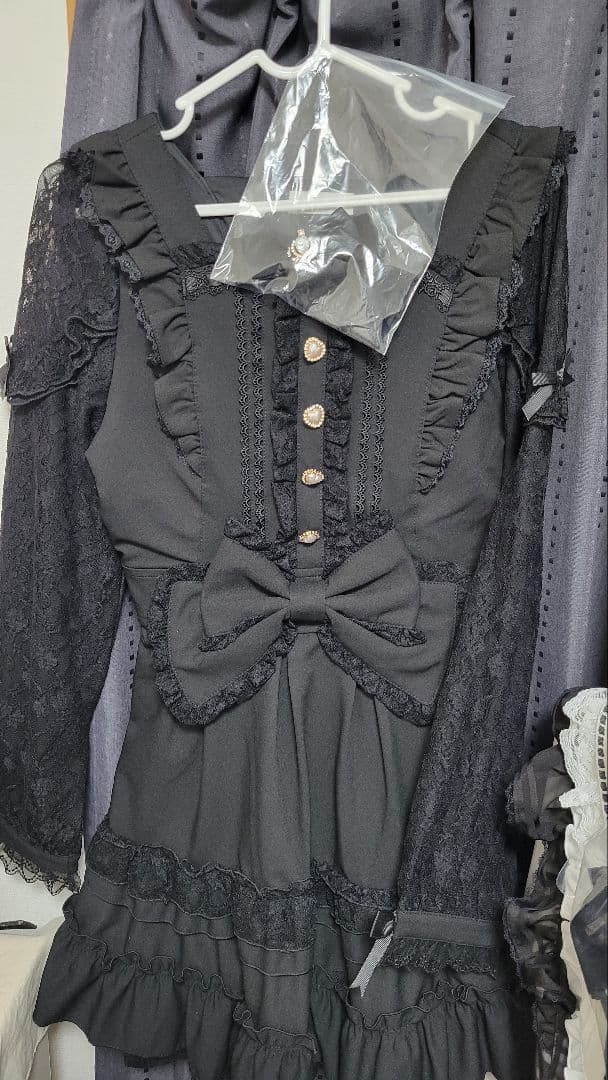 『LIZLISA』ティアラリボンティアードワンピース