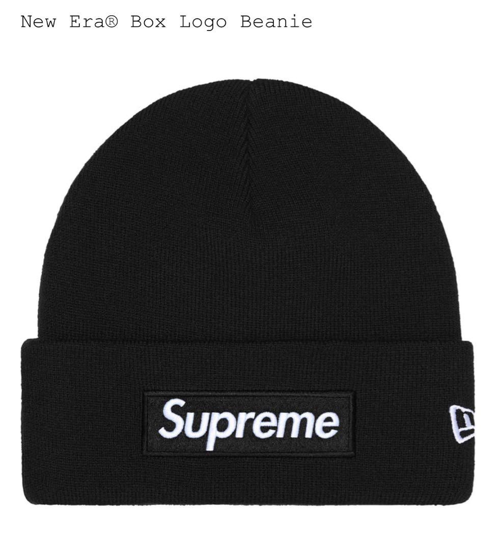 な*し様 Supreme New Era® Box Logo Beanie 黒2