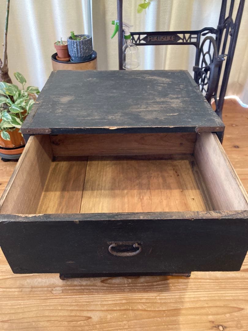 時代箪笥4杯　小箪笥　黒箪笥　古民家