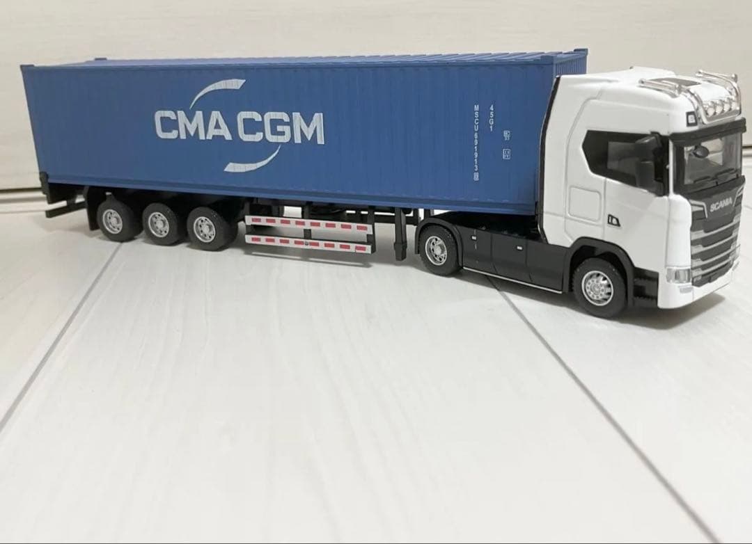 映画大好きさん用《箱付新品》 1:50 アクトロス スカニア トレーラー セット