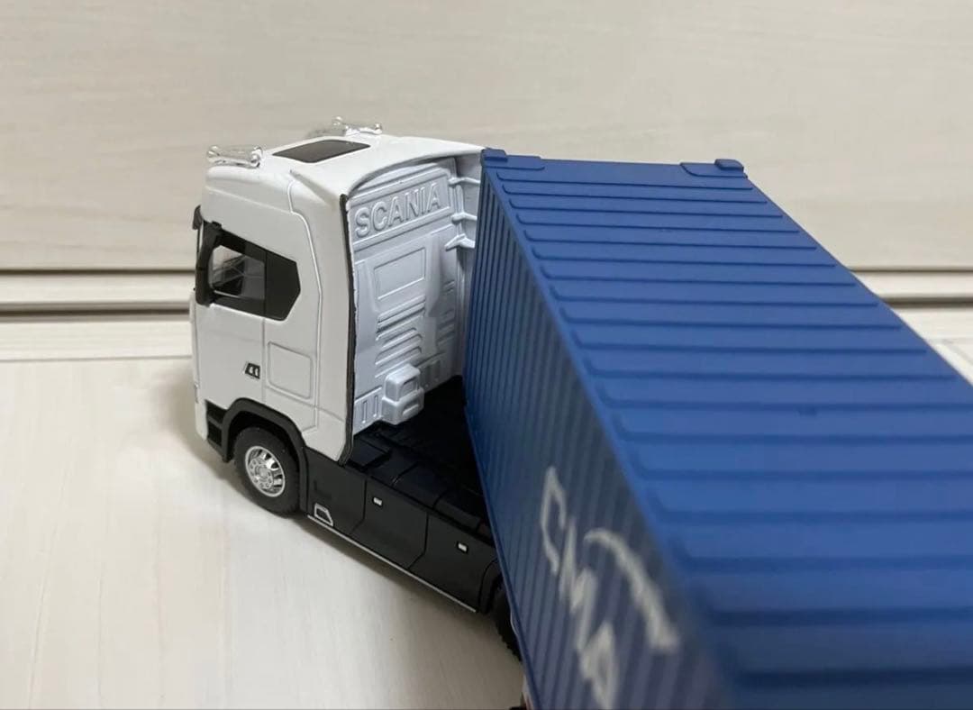 映画大好きさん用《箱付新品》 1:50 アクトロス スカニア トレーラー セット