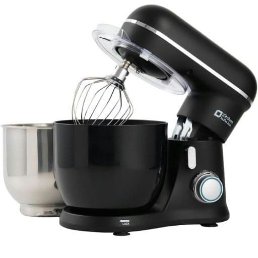 スタンドミキサー コンパクト 卓上スピード調節 家庭 業務用 ブラック