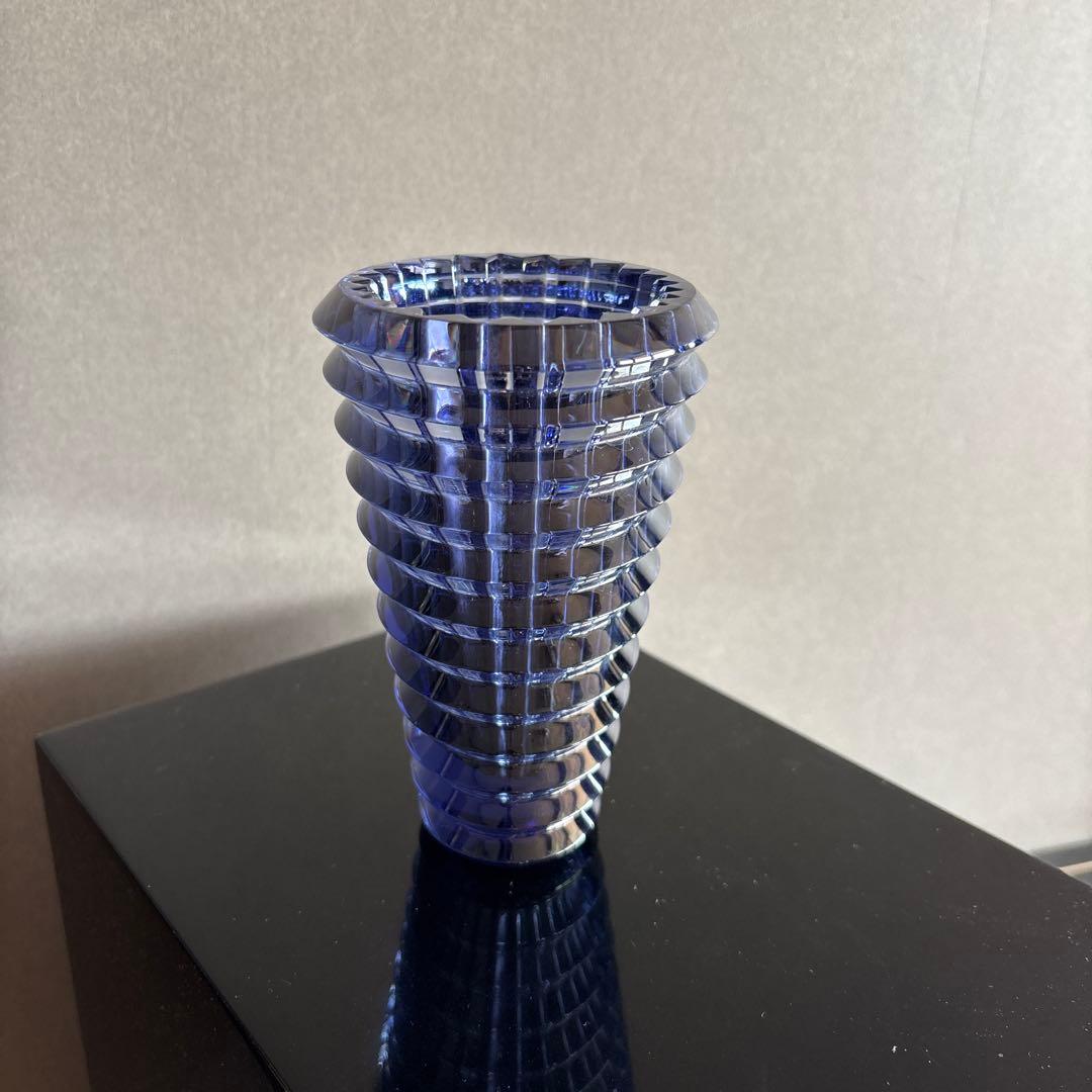 Baccarat EYE VASE S バカラ アイベース　ブルー