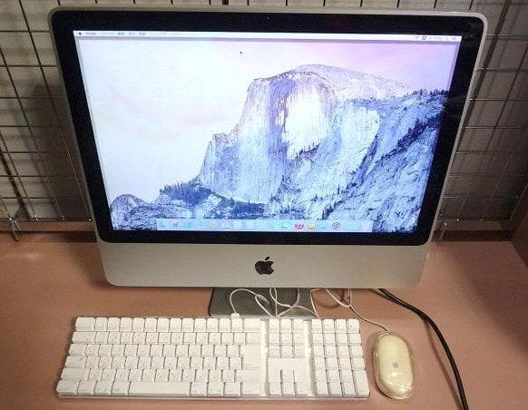 APPLE imac a1224 2.4GHZ 中古動作品　キーボードマウス