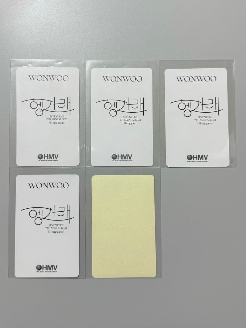 【1141】SEVENTEEN 헹가래 ヘンガレ HMV ヨントン 特典 ウォヌ