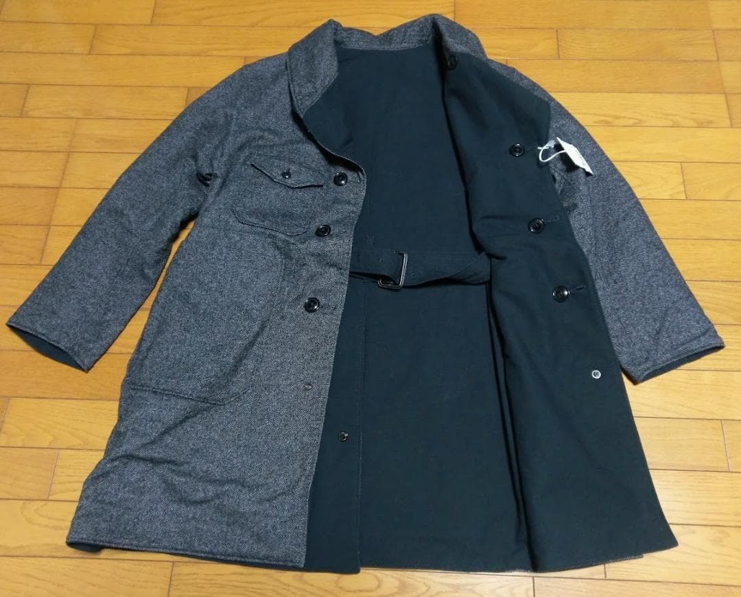 ENGINEERED GARMENTSツイード リバーシブルコート ウールS