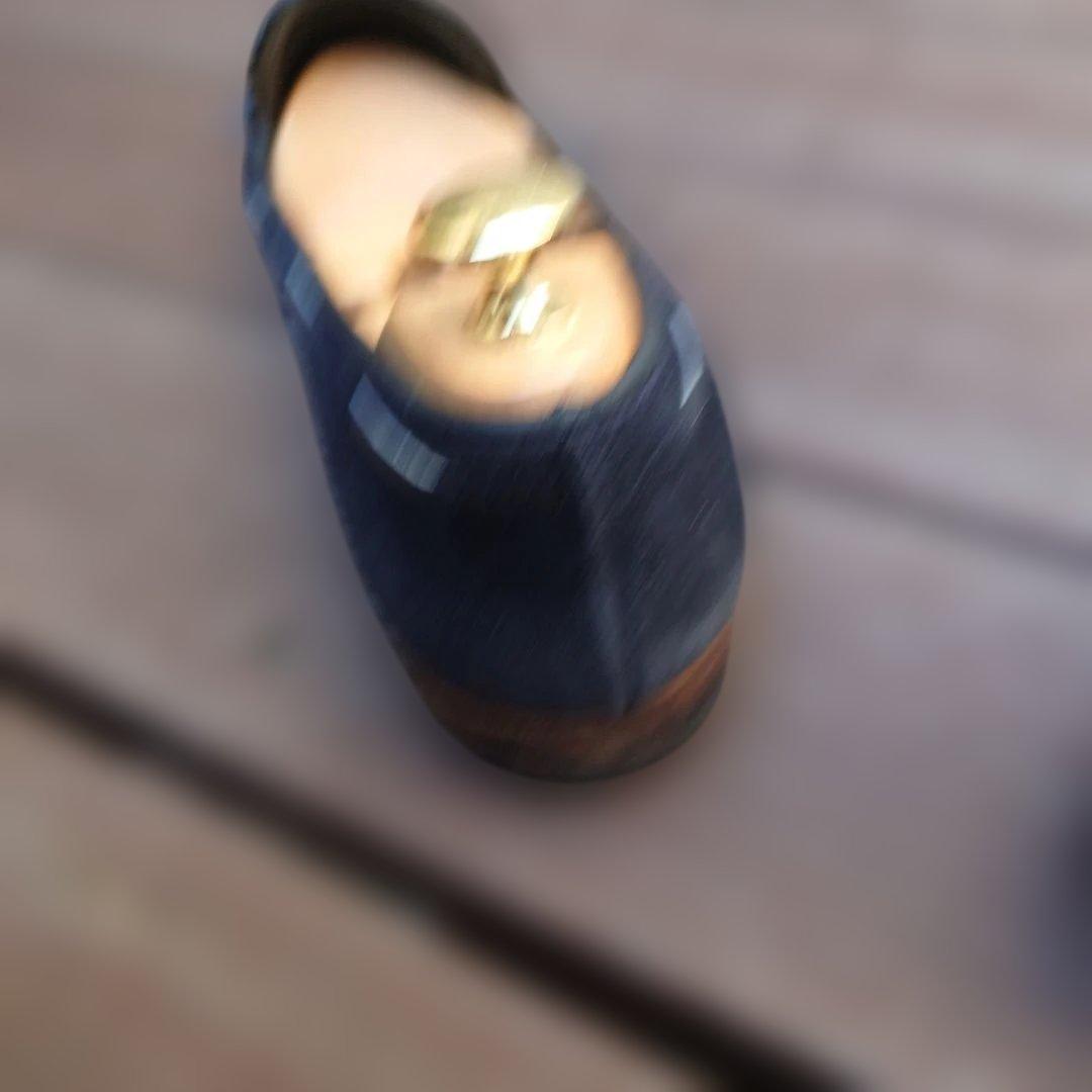 クロケット＆ジョーンズ　ネイビー スエード タッセルローファー　オールデン