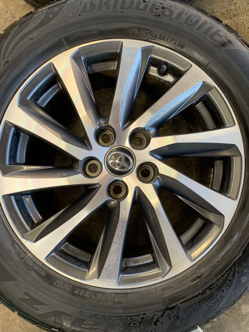 トヨタ純正17インチホイール夏タイヤセット225/60R17