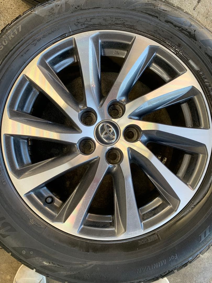 トヨタ純正17インチホイール夏タイヤセット225/60R17