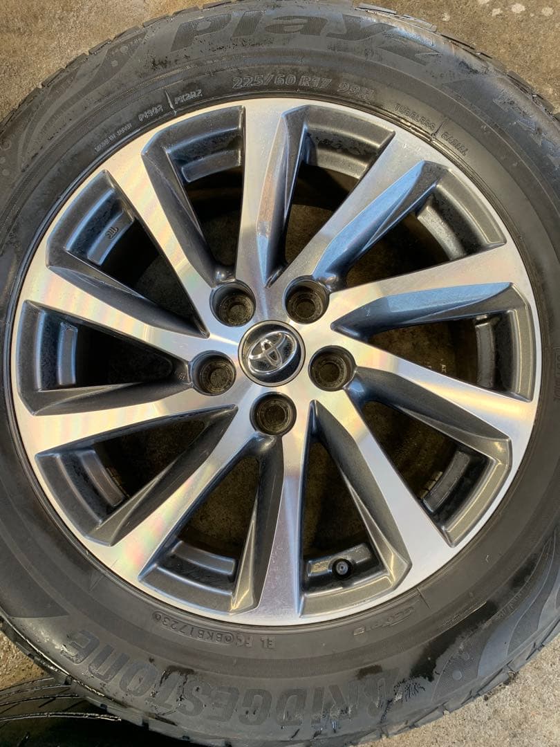 トヨタ純正17インチホイール夏タイヤセット225/60R17