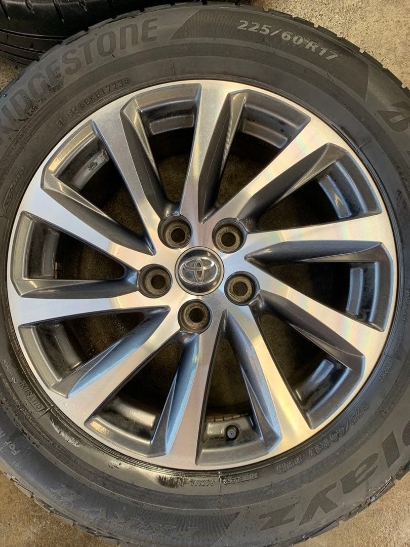 トヨタ純正17インチホイール夏タイヤセット225/60R17