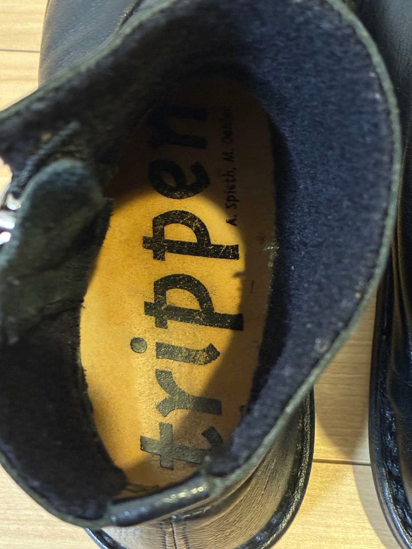 かおり　trippen トリッペン ショートブーツ サイドジップ