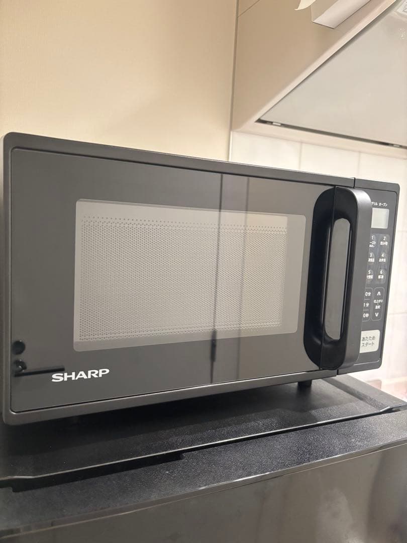 【美品】SHARP オーブンレンジ RE-F163 2023年製 取説・角皿付き