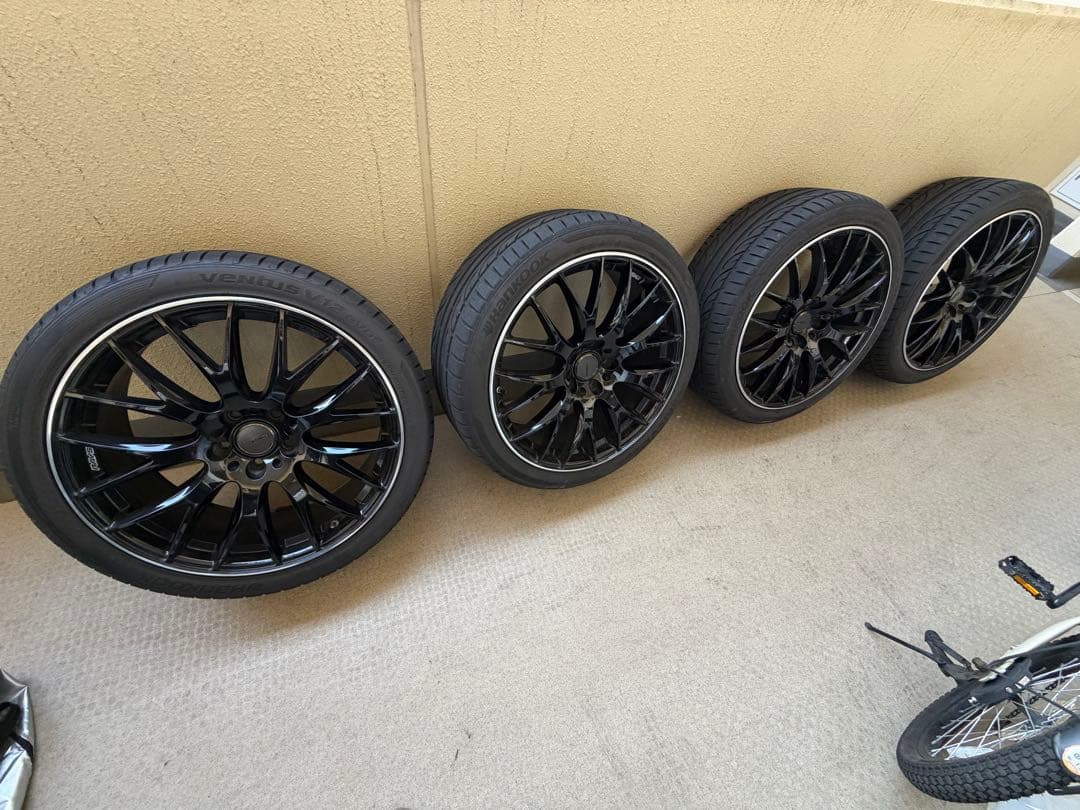 み*ゆ様 値下げ レイズ　ホムラ　ホイールタイヤセット 20インチ8.5＋45