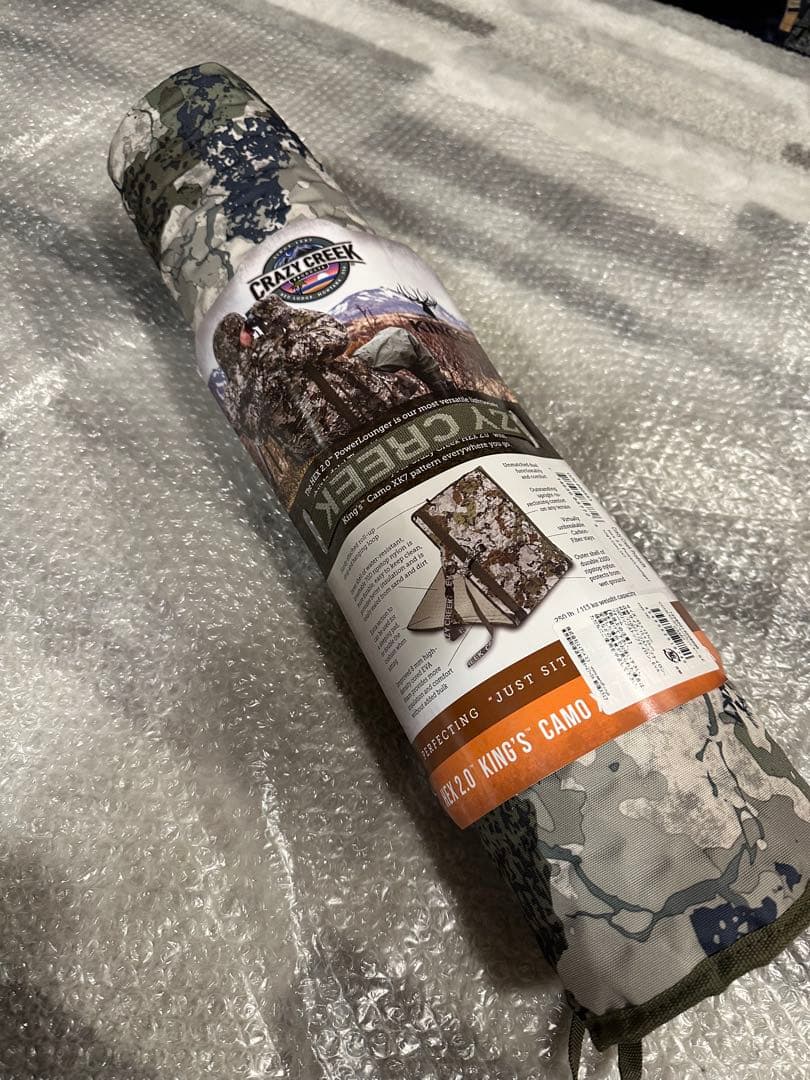 Crazy Creek HEX 2.0 アウトドアチェア キングスカモ新品未使用