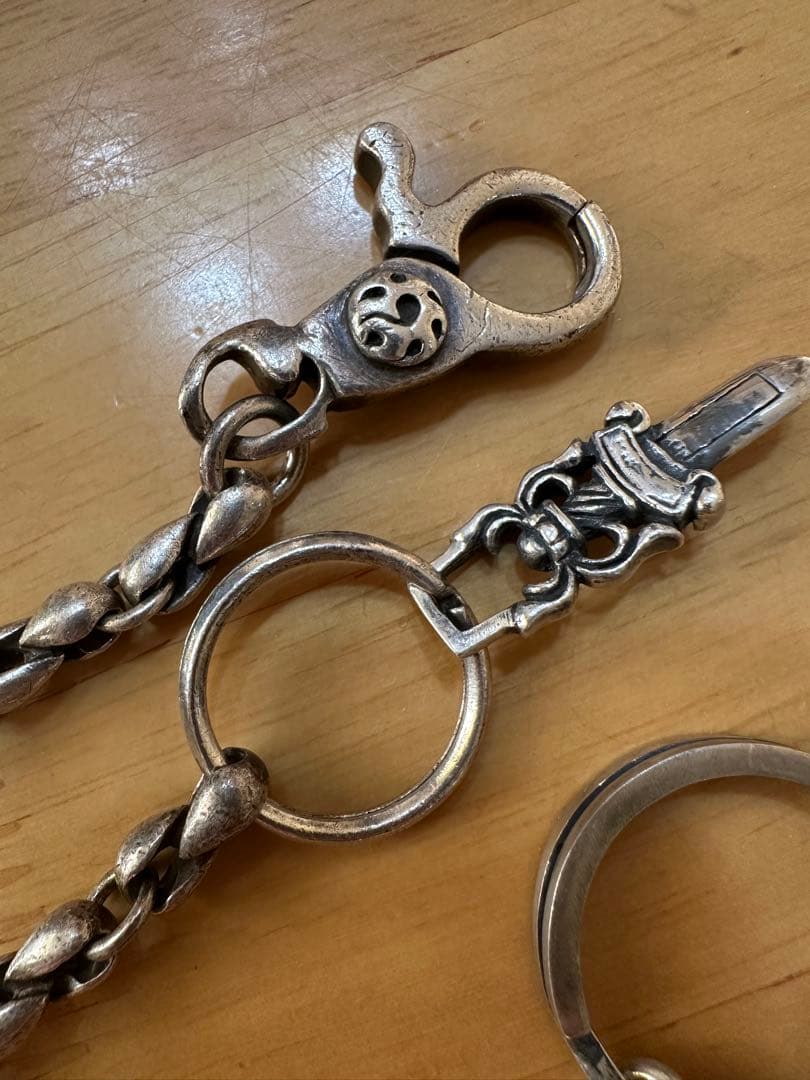 キーチェーン　ウォレットチェーン　シルバー925 まとめ売り