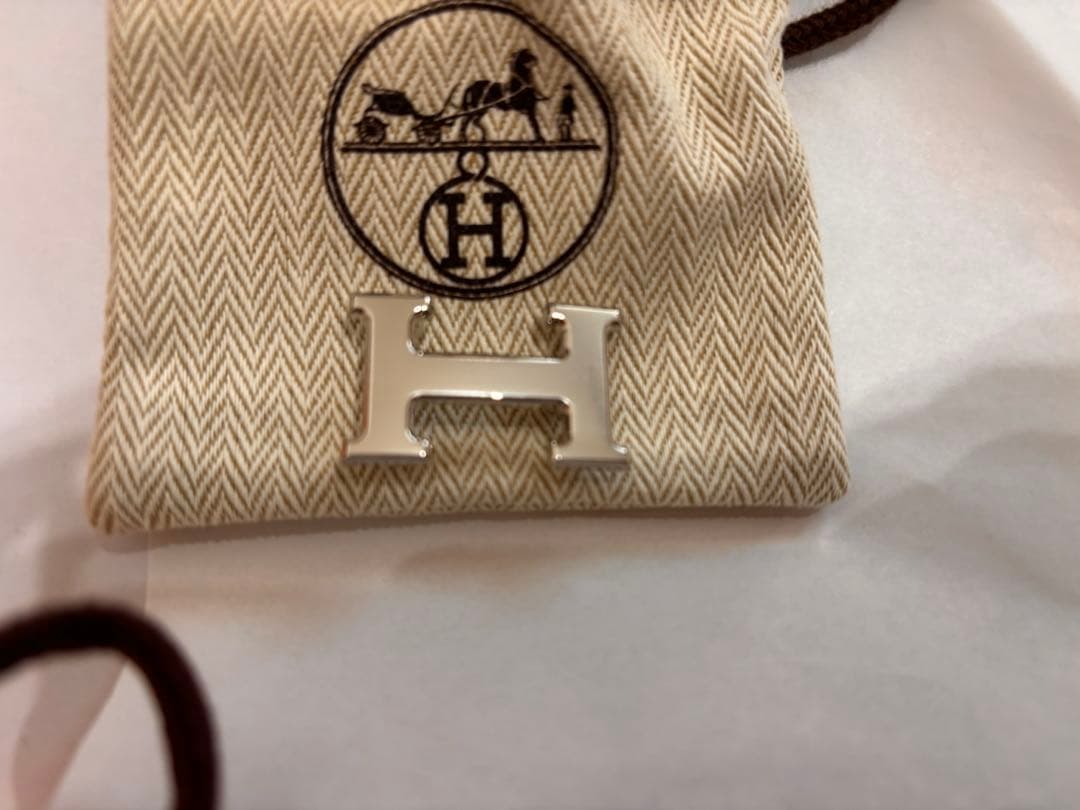 新品未使用【HERMES】エルメス エトゥープ✕ブラック13mm W刻 ベルト