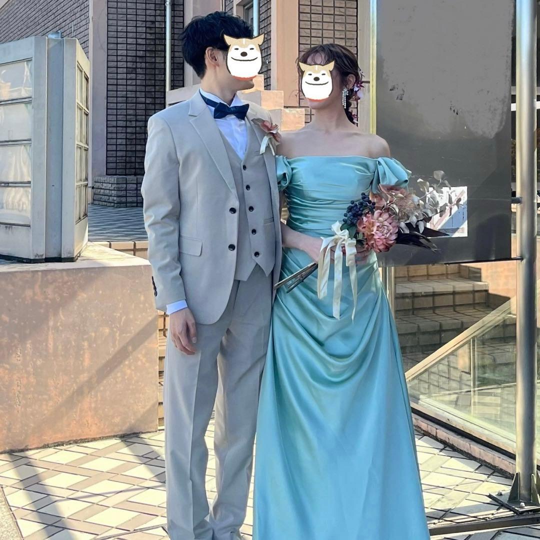 THE URBAN BLANCHE カラーマーメイドドレス グリーン