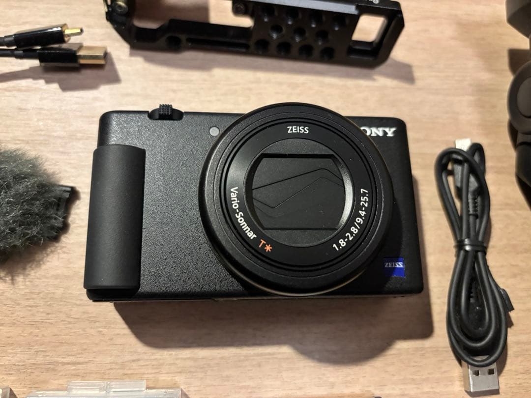 SONY ZV-1 グリップキット SmallRig 木製ハンドグリップ