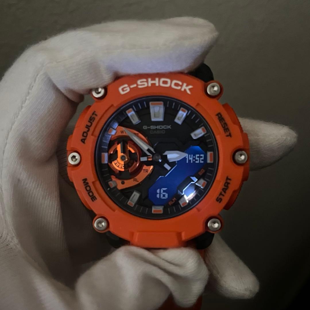 のいぞー 新品未使用 G-SHOCK GA-2200M オレンジ