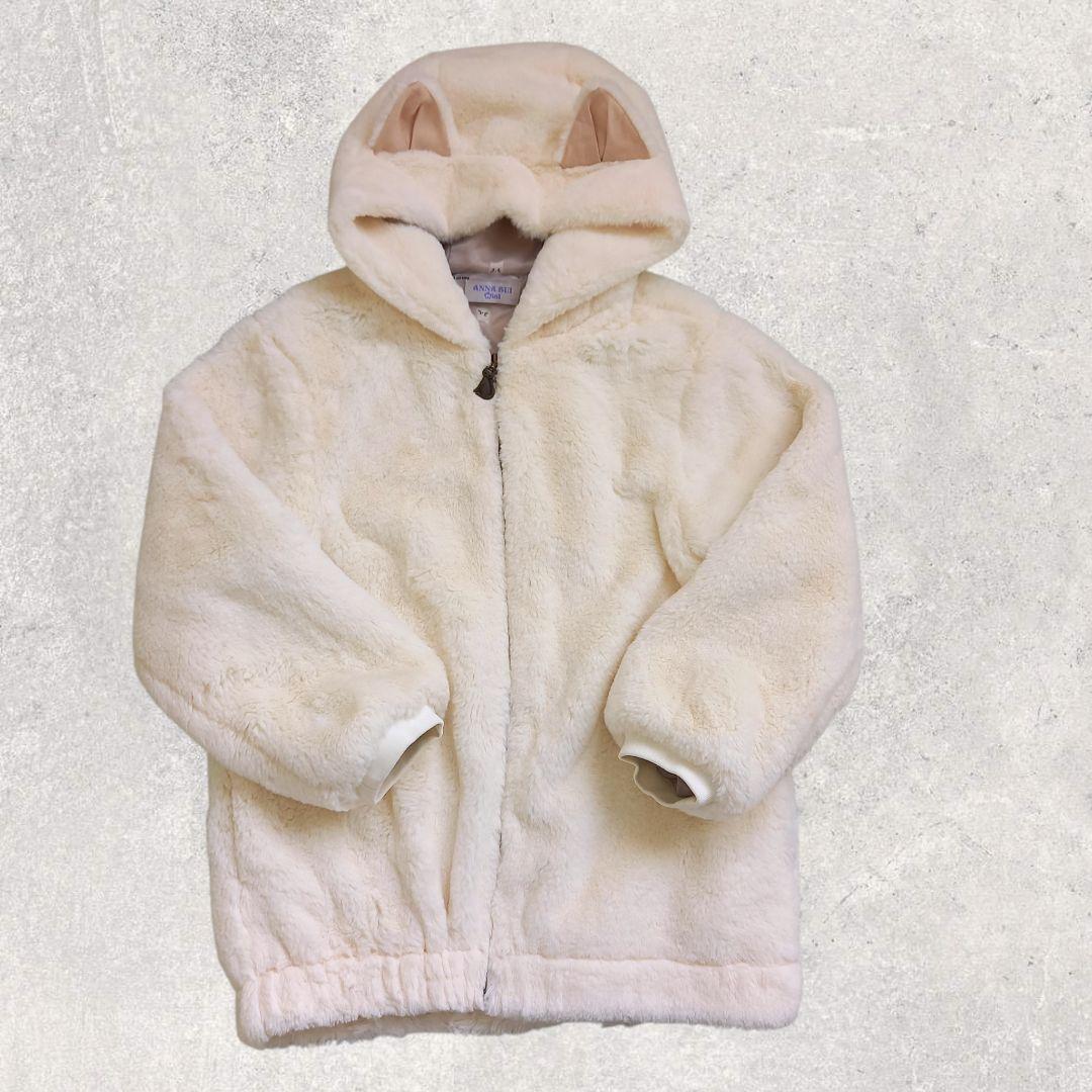 専用⭐美品　アナスイ ミニ 猫耳付き ふわふわジャケット　白