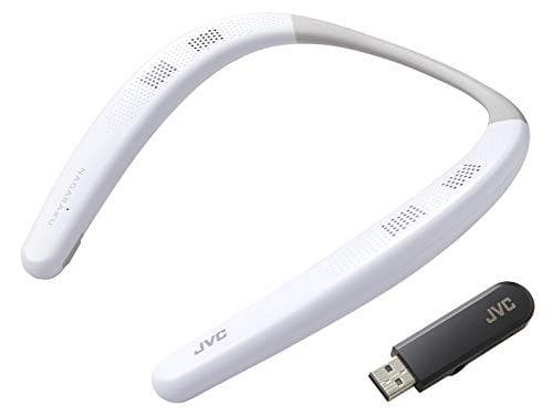 【送料無料新品】JVC SP-A7WT-W ネックスピーカー ワイヤレス