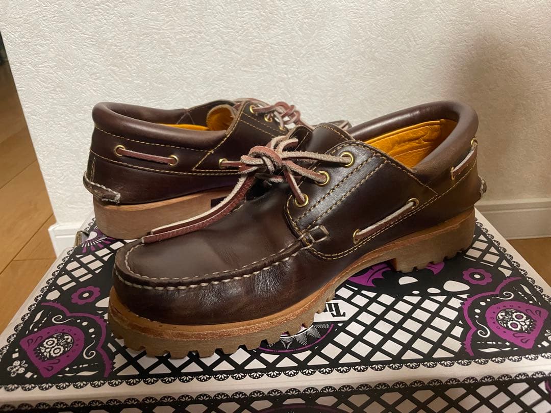 Timberland 3eye 定番ブラウン US8.5(26.5)