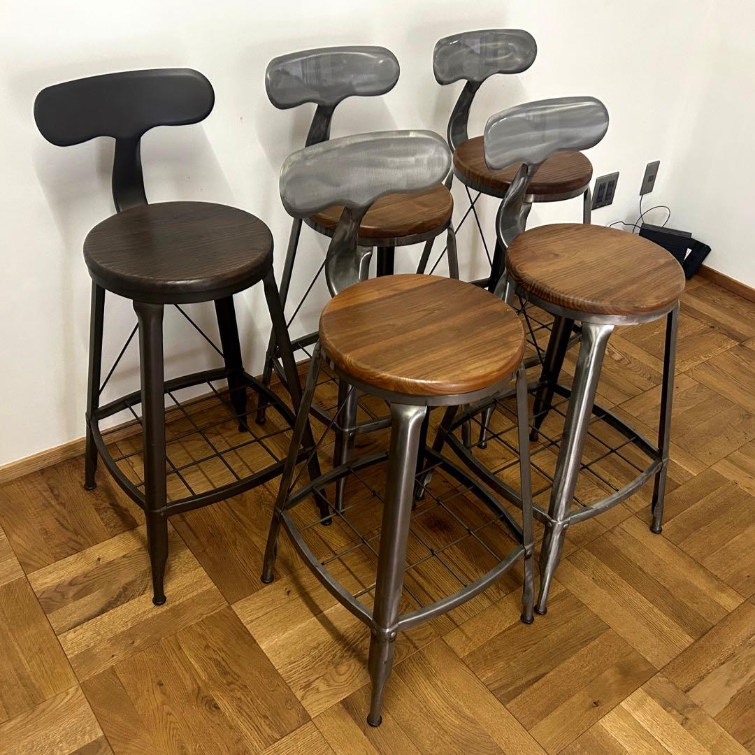 【GART 】4脚セット クラシックハイチェア