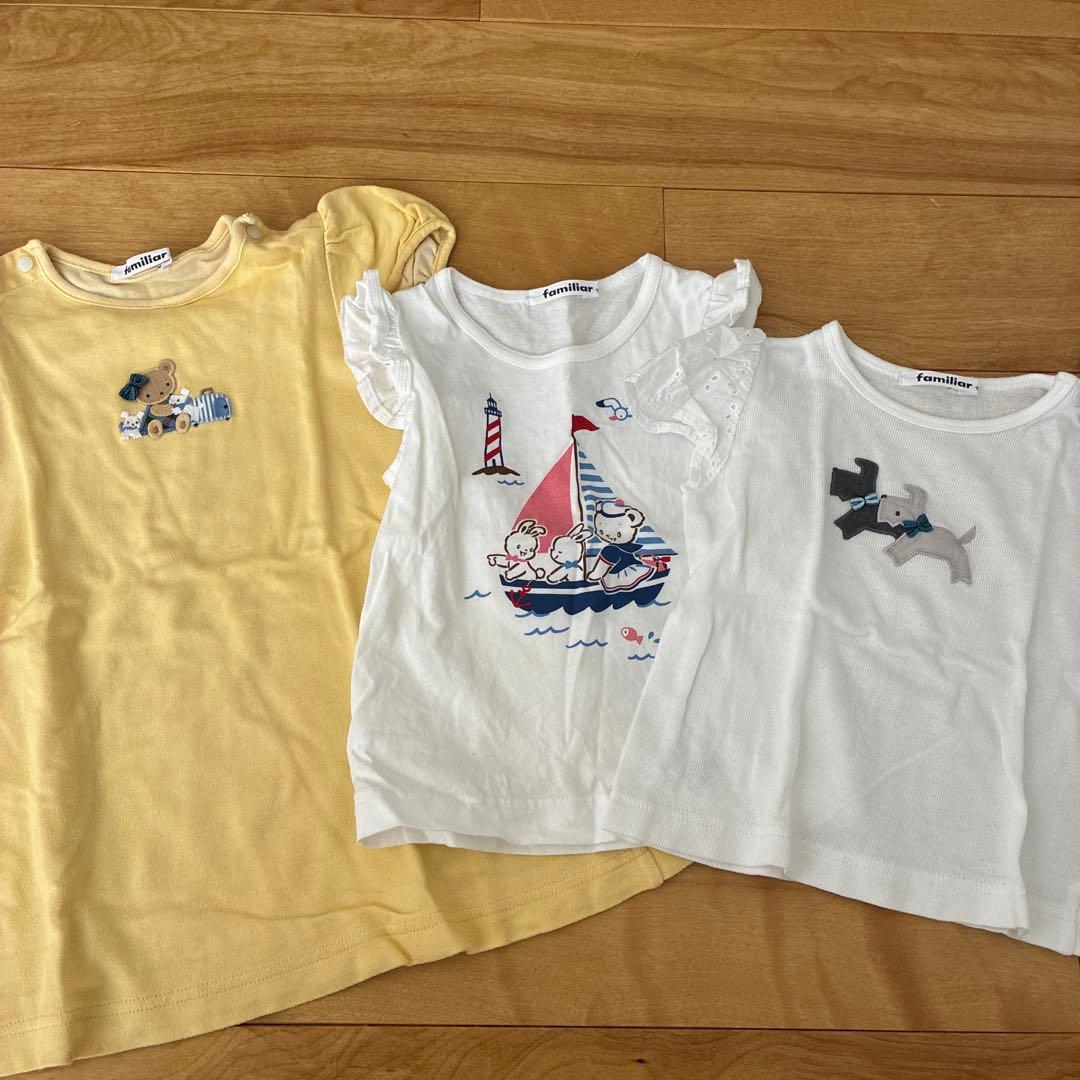 3枚セット Tシャツ、ワンピース