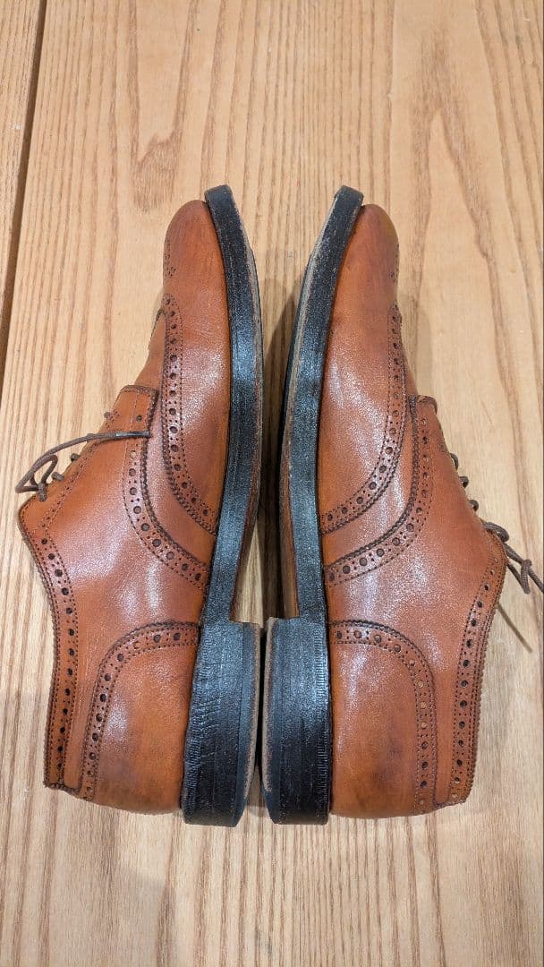 Alden 966 ウィングチップ ブラウン 8.5AA/B