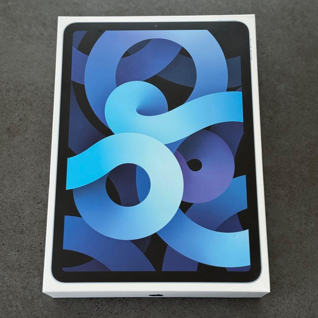 [カバー付き美品]iPad Air 10.9インチ 64GB スカイブルー