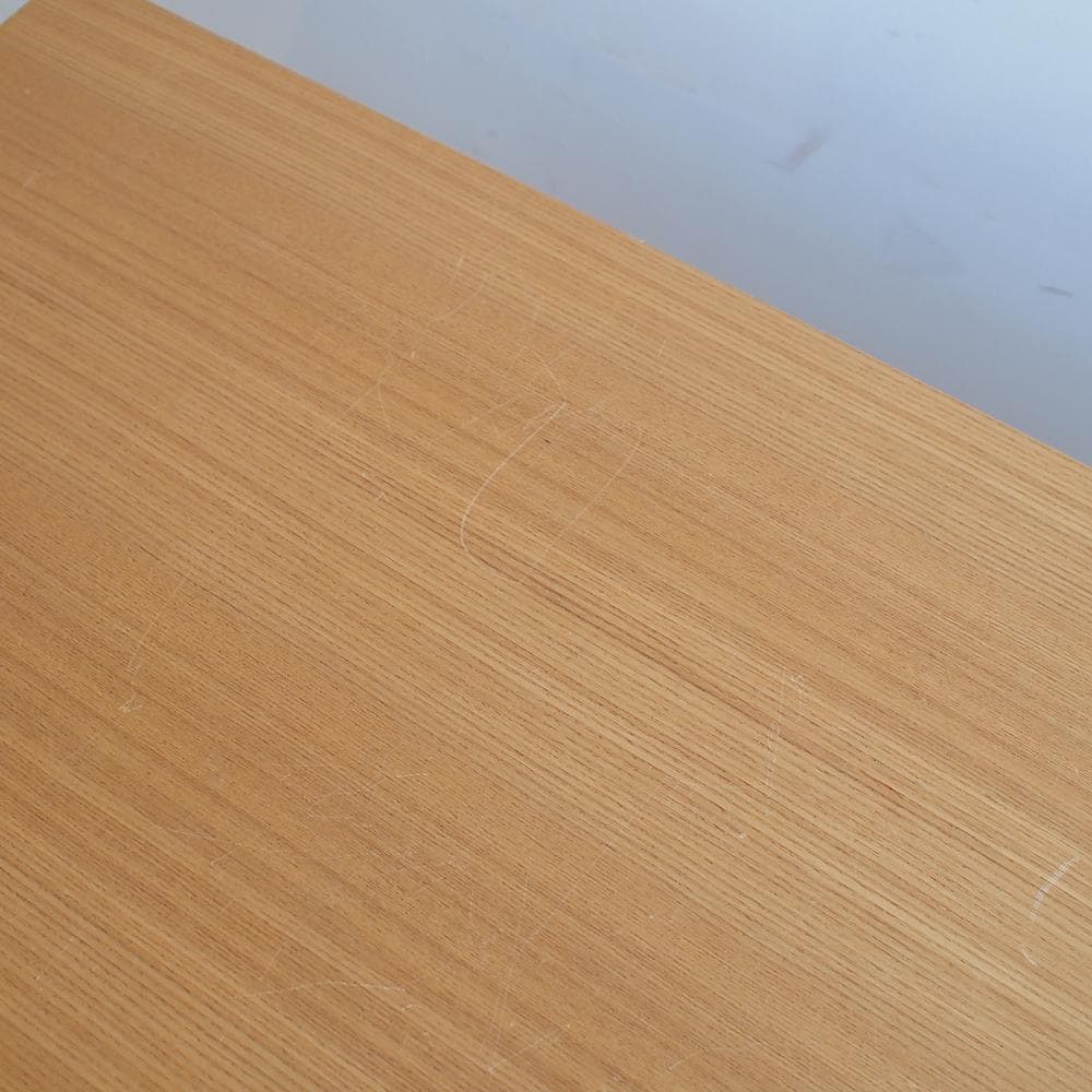 廃盤品 無印良品/MUJI タモ材 4段チェスト 120cm ZR23988