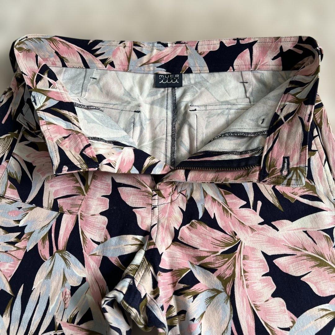 muta MARINE/花柄/ボタニカル柄/ハーフパンツ