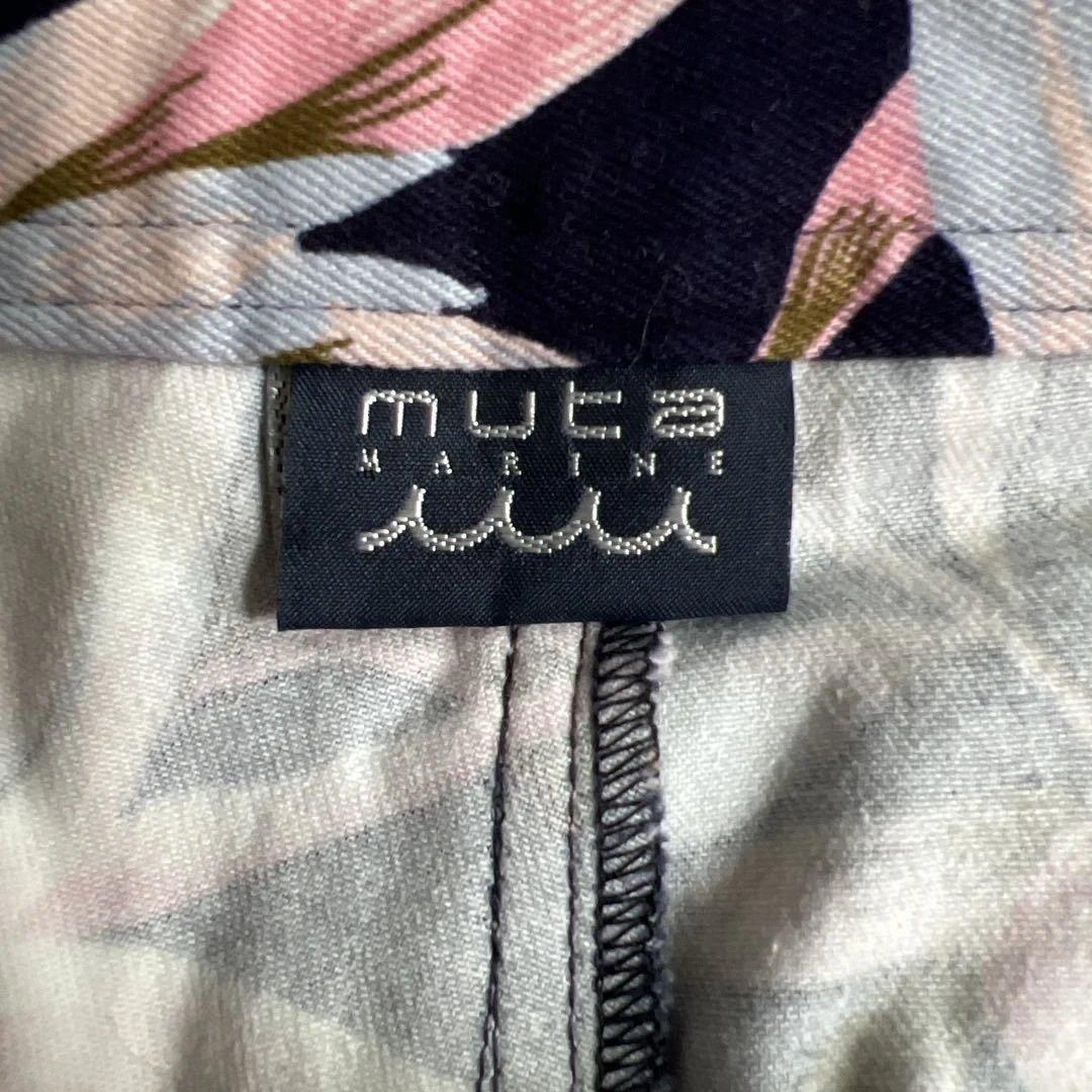 muta MARINE/花柄/ボタニカル柄/ハーフパンツ