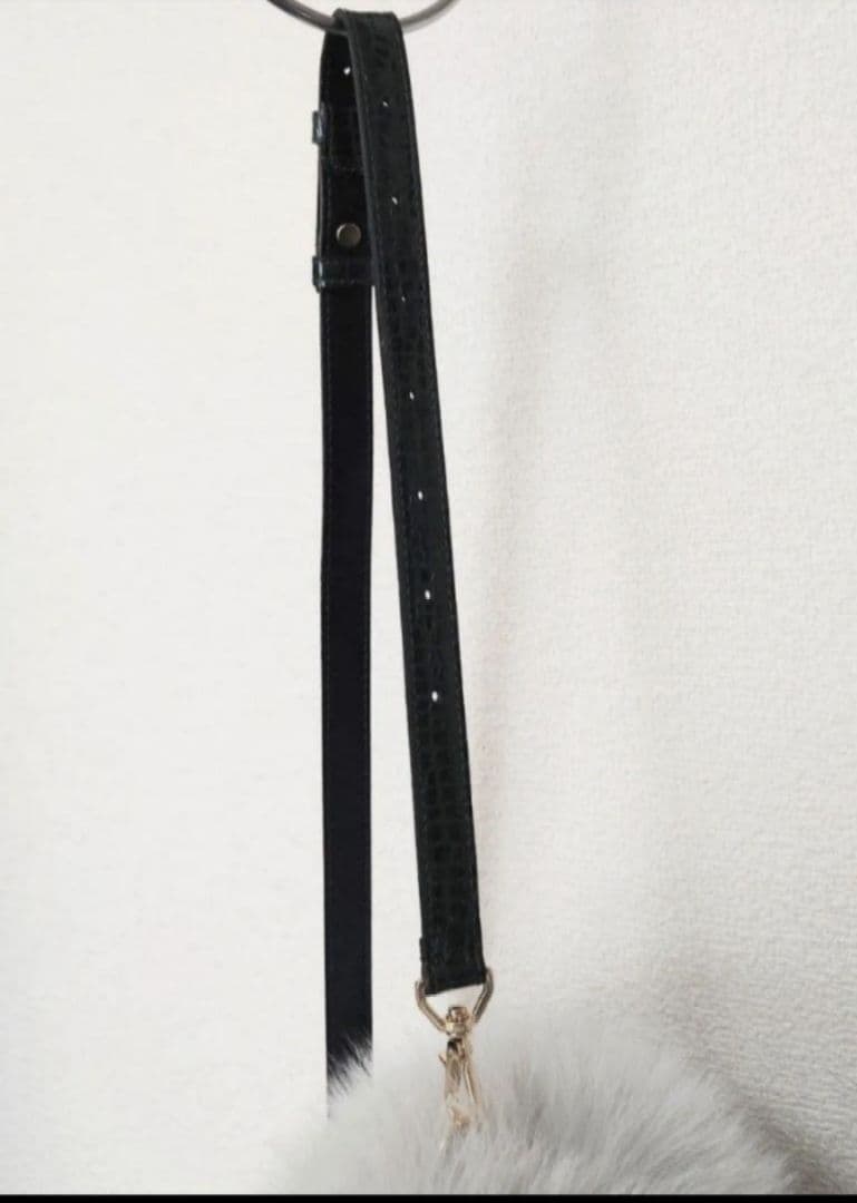 美品 LUDLOW foxウエストポーチ フォックスファー ボディーバッグ