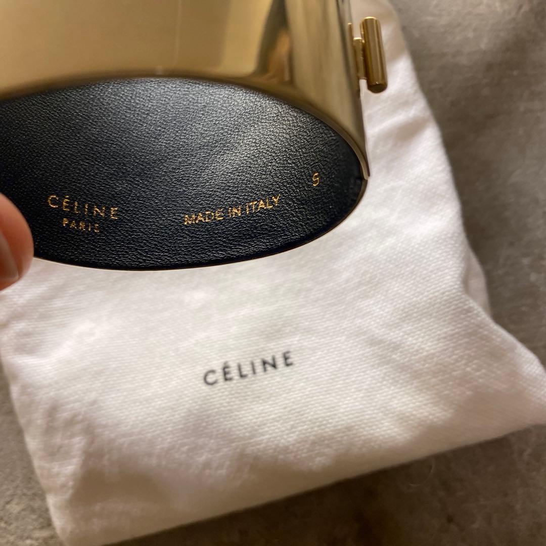CELINE バングル　ゴールド size S