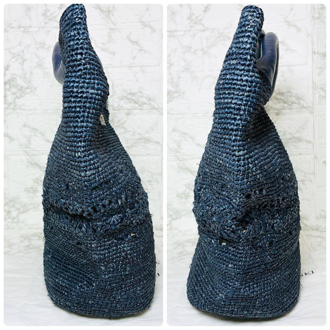 ★ ヘレンカミンスキー　人気　レザー　カゴバッグ　美品　大容量