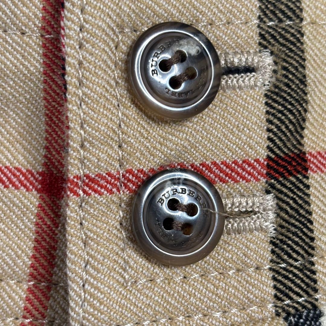 貴重 人気カラー バーバリーブルーレーベル ノバチェック柄ショートパンツ