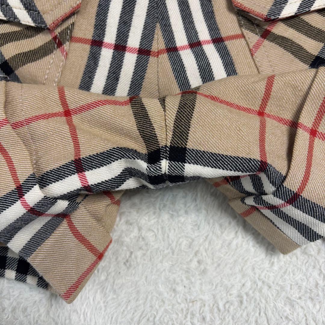 貴重 人気カラー バーバリーブルーレーベル ノバチェック柄ショートパンツ