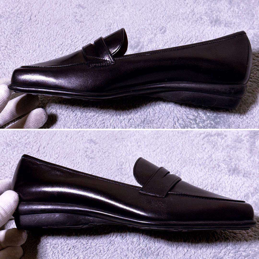 23cm【未使用】フェラガモ ローファー ブラック レディース 5 1/2