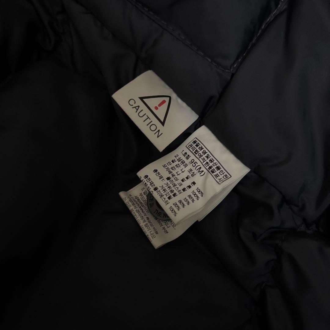 ☆人気　ノースフェイス　ファー　ダウンジャケット　パーカー　ブルーグレー　M