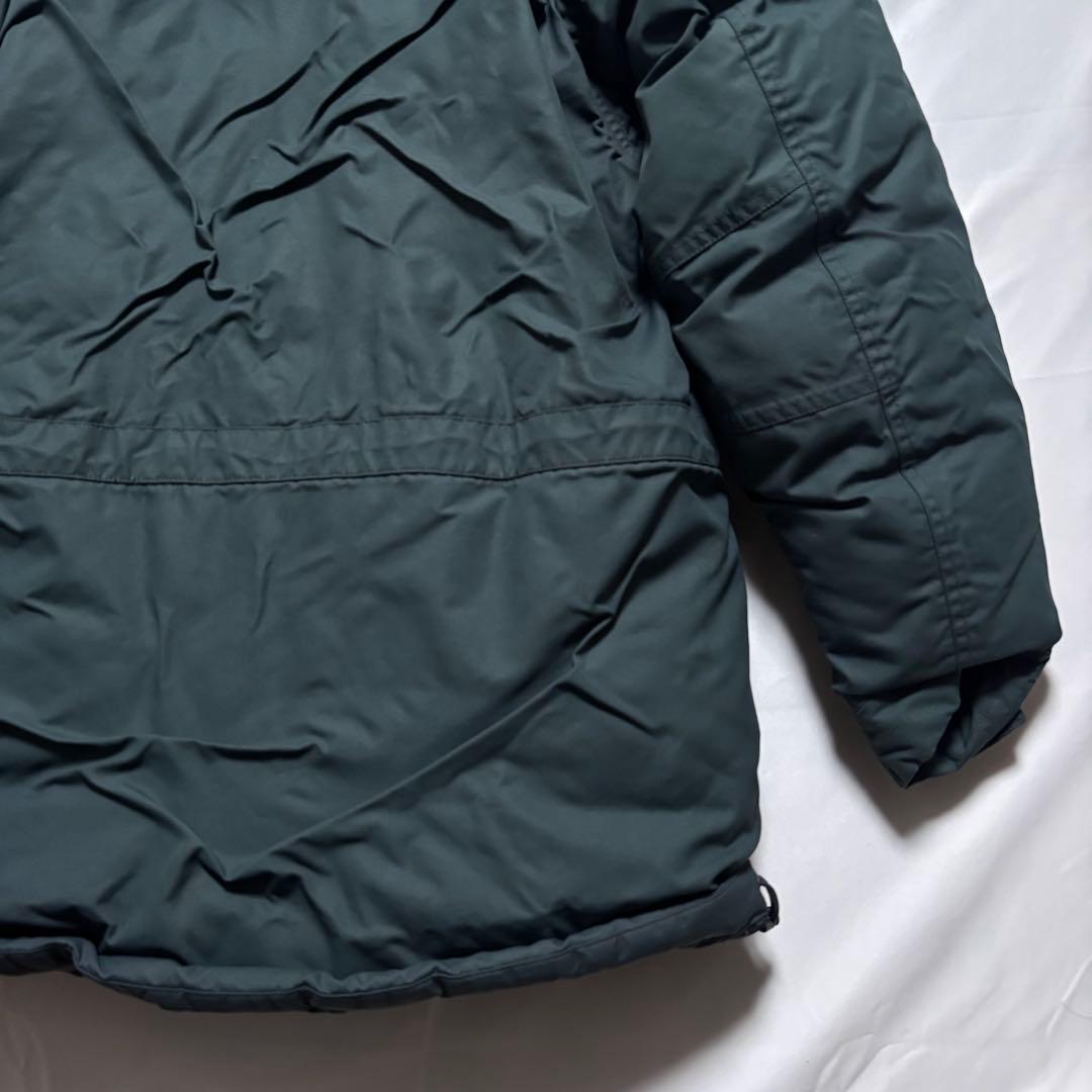 ☆人気　ノースフェイス　ファー　ダウンジャケット　パーカー　ブルーグレー　M