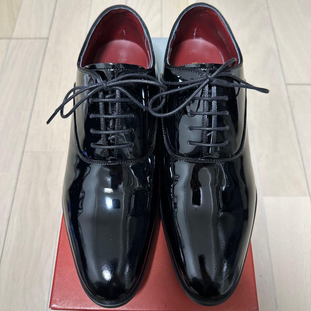 ［REGAL］24.5㎝ エナメルシューズ　ウエディング　新郎 結婚式 披露宴