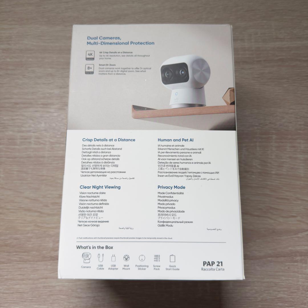 防犯カメラ Anker Eufy Security Indoor Cam S350