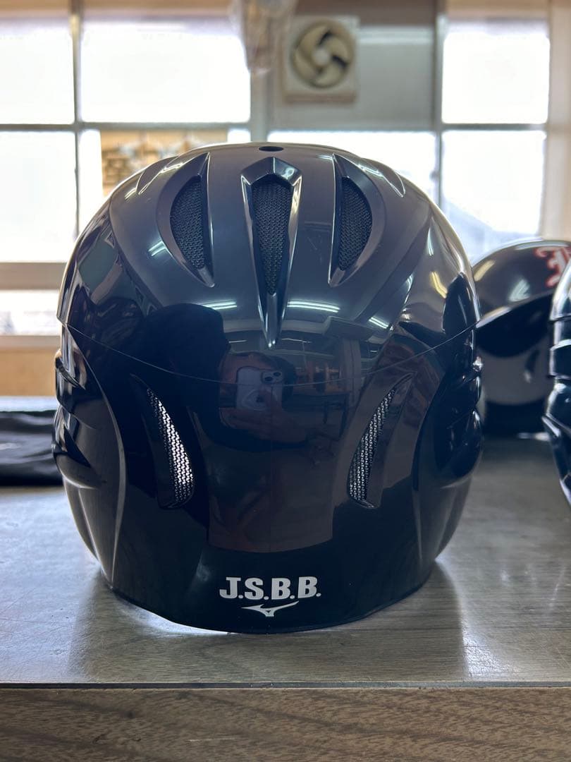 軟式バッター用ヘルメット 9個セット ネイビー