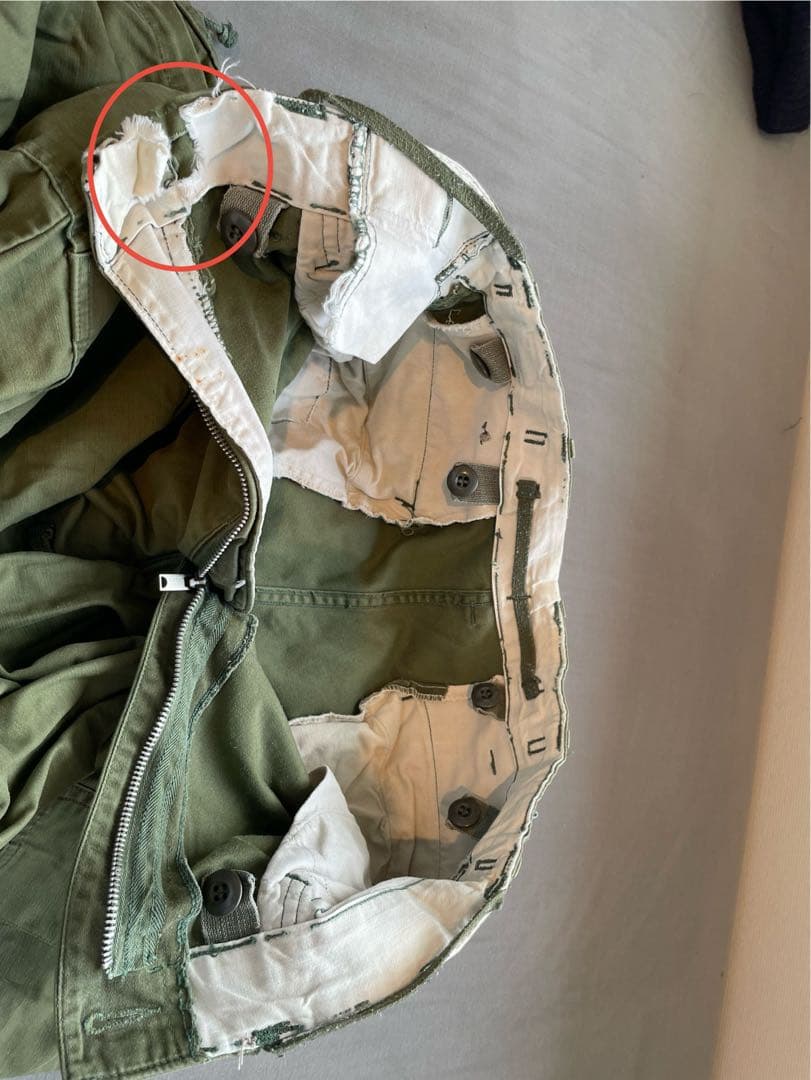 実物　M65 フィールドパンツ